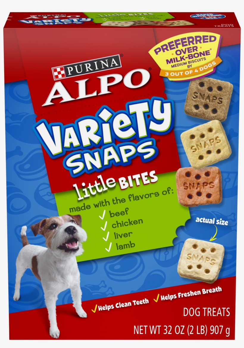 Purina Alpo Variety Snaps Little Bites Dog Treats With, transparent png #5951044
