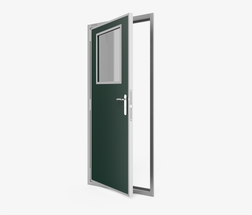 Stainless Steel Exterior Doors - Sandwichpanelen Ramen Deuren Antraciet, transparent png #5951646