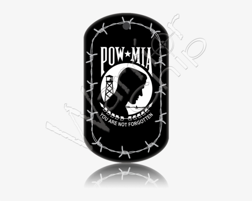 Military Challenge Coins Custom Dog Tag - Pow*mia Magnet, transparent png #5951998