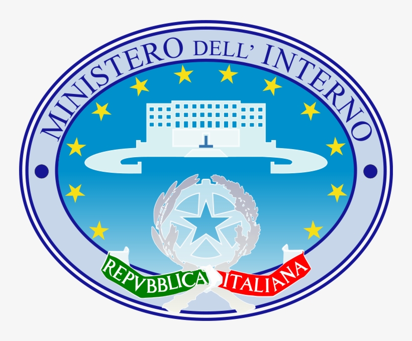 Ministero-interno - Emblem Of Italy, transparent png #5952613