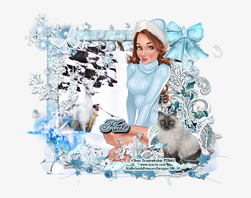 Ice Queen Ptu Cluster Frames - Merry Christmas, transparent png #5952725