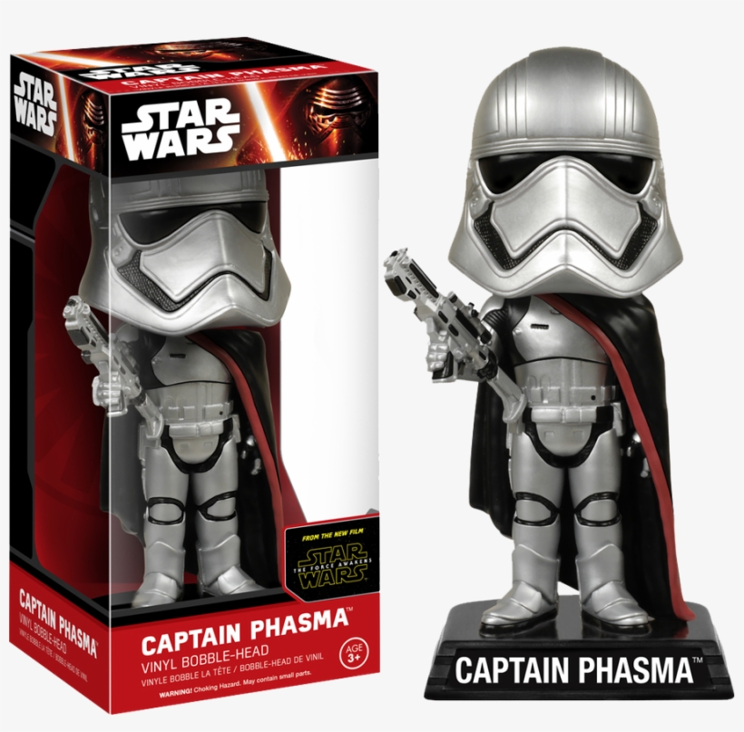 Captain Phasma Episode Vii Wacky Wobbler - Captain Phasma Funko, transparent png #5953812