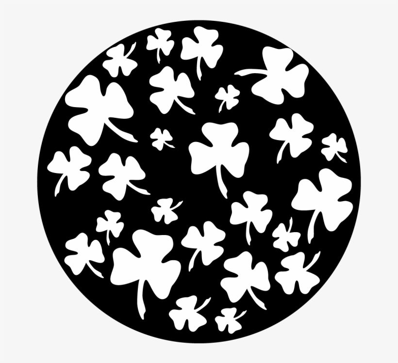 Breakup Shamrock - Apollo Breakup Shamrock Steel Gobo Ms-3544, transparent png #5953915