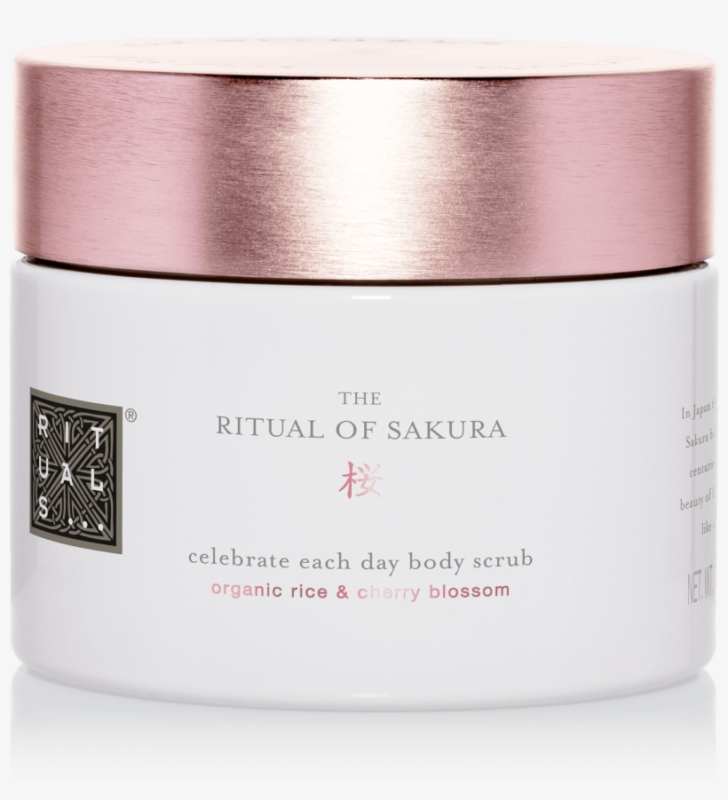 Experience It - Rituals 'the Ritual Of Sakura' Body Scrub 375g, transparent png #5954095