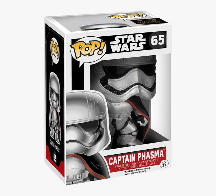 Star Wars Captain Phasma Pop Bobblehead - Funko Captain Phasma Pop! Vinyl, transparent png #5954200