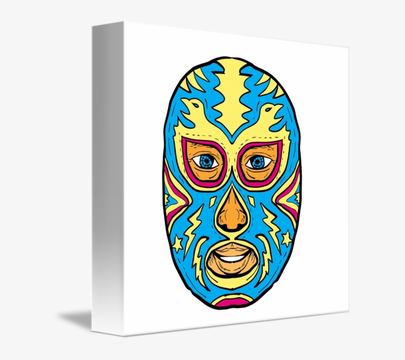 Luchador Drawing Png Library Download - Luchador Mask, transparent png #5955188