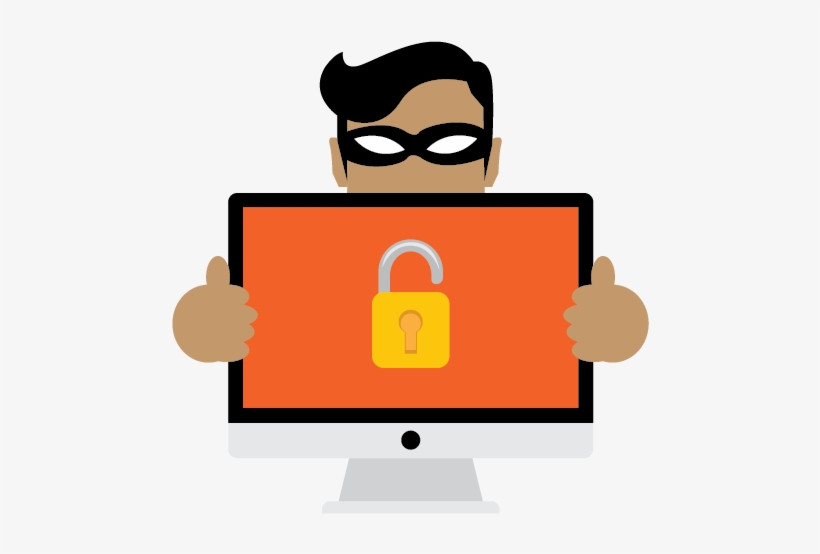 Websites Are Not Secure Enough - Website Security Clipart, transparent png #5955288