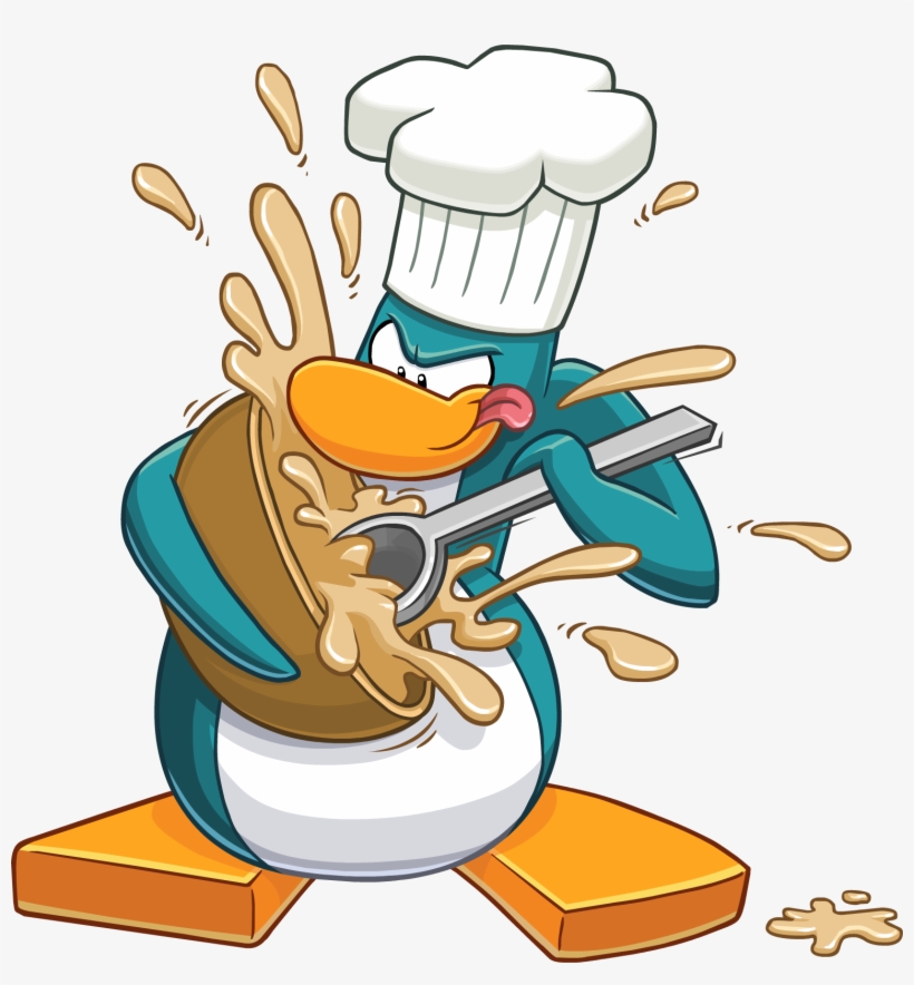 Perry The Pizza Guy - Club Penguin Pizza Man, transparent png #5955390