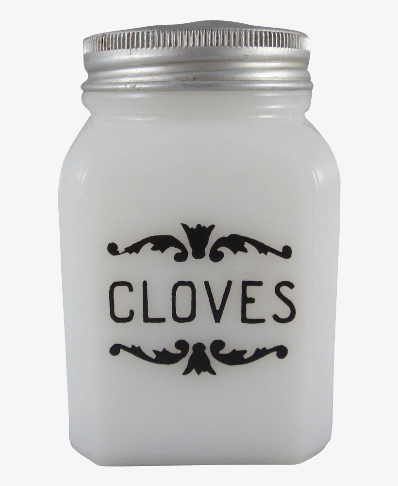 Tipp City Dove Brand Label Milk Glass Black Scroll - Spice, transparent png #5956452