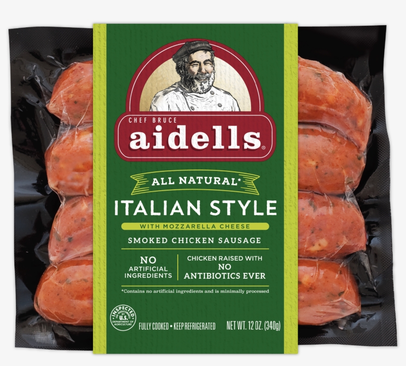 Aidells® Smoked Chicken Sausage, Italian Style With, transparent png #5956880