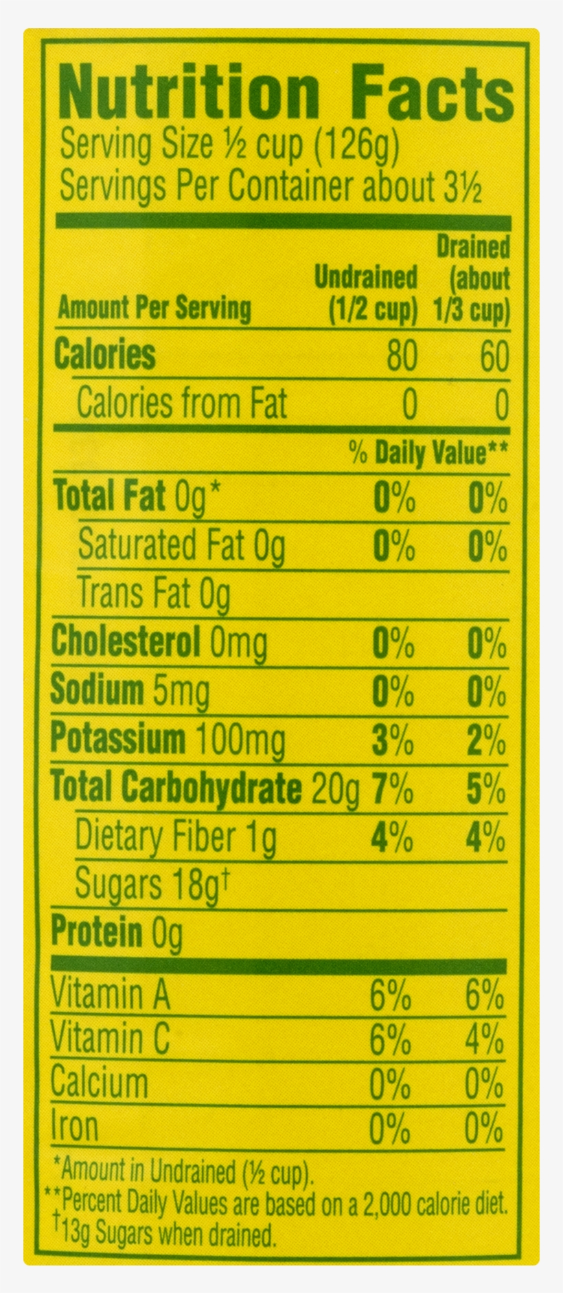 Del Monte No Sugar Added Sliced Yellow Cling Peaches, transparent png #5957449