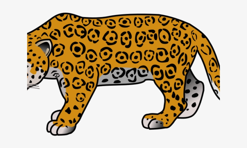 Leopard Clipart Rainforest Jaguar - Jaguar Clipart Png, transparent png #5957997