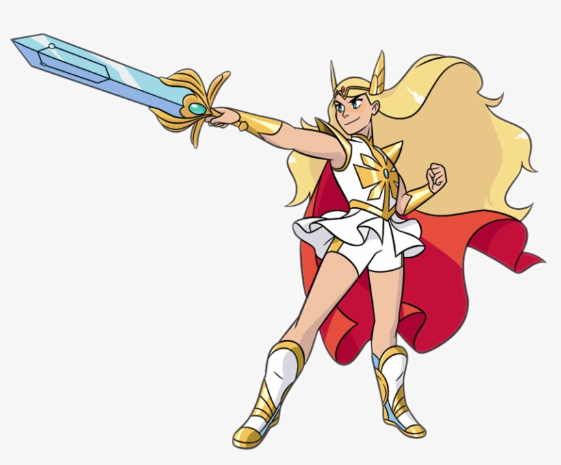 Adora, Also Known As She Ra, Is The Main Titular Protagonist - Adora She Ra Transparent, transparent png #5960619