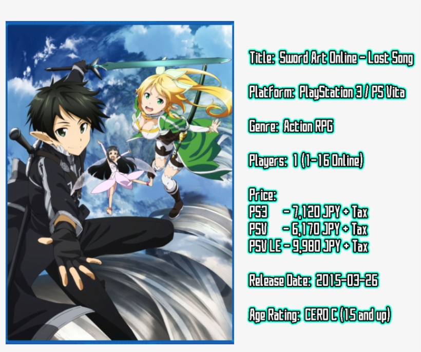 Sword Art Online - Sword Art Online Leafa, transparent png #5960676