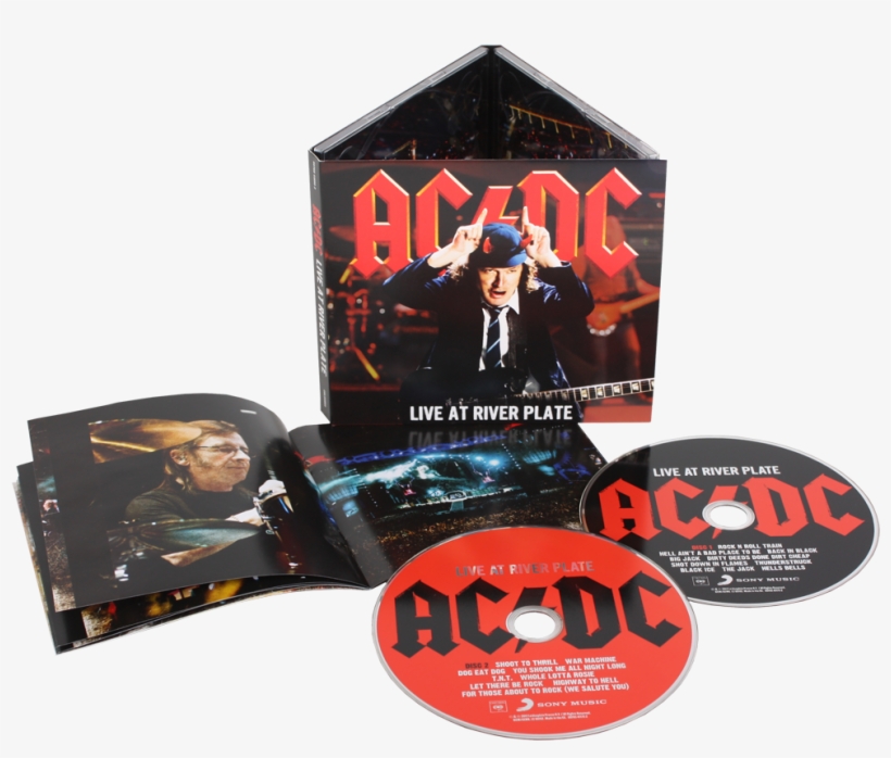 Live At River Plate Red Version - Ac/dc Live At River Plate Vinyl Record, transparent png #5960731