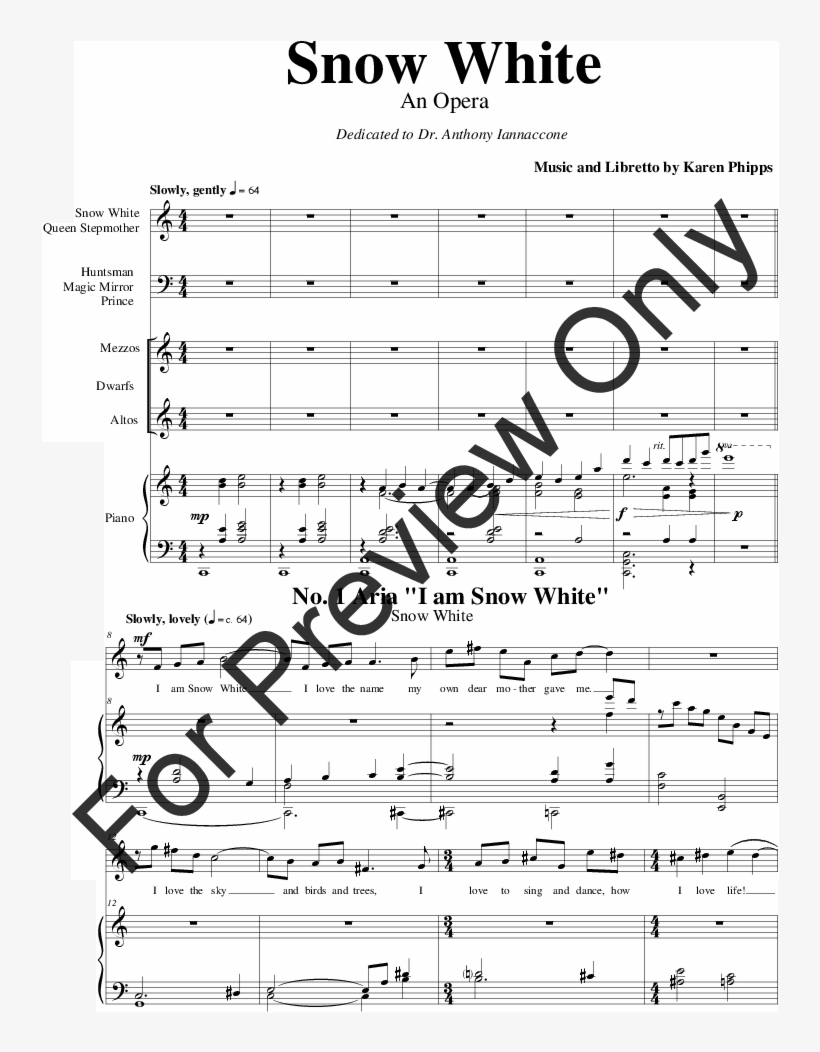 Snow White Thumbnail - Voyage Of Dragon Armada Sax Sheet Music, transparent png #5961205