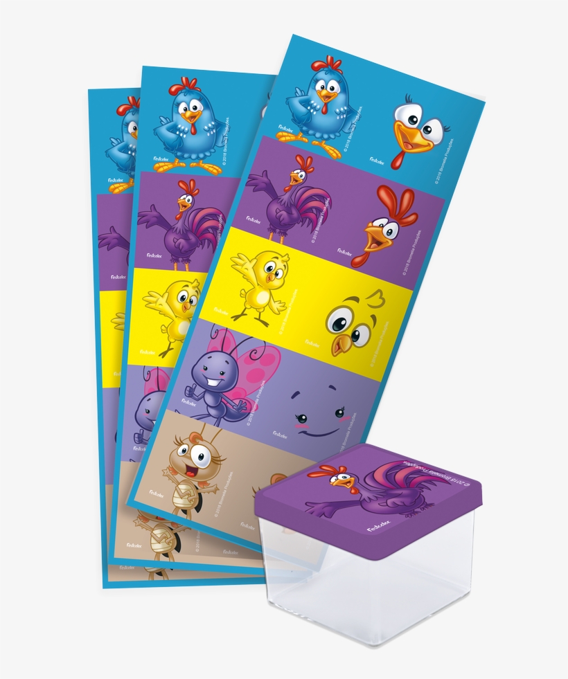 Adesivo Quadrado Galinha Pintadinha - Galinha Pintadinha, transparent png #5961580