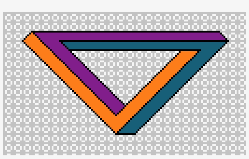 Impossible Triangle - Penrose Triangle, transparent png #5961721