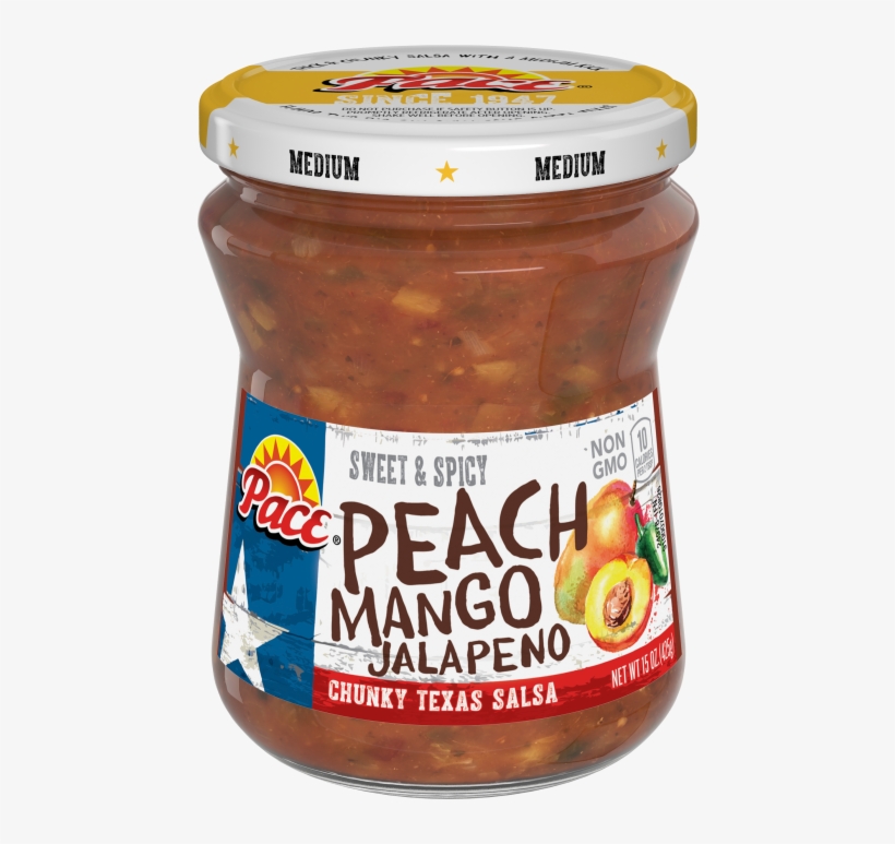 Peach Mango Jalapeno Salsa - Salsa, transparent png #5963739