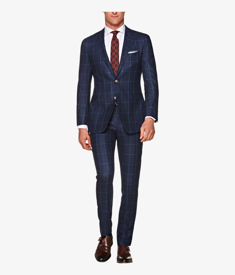 Suitsupply - Sean Connery Blue Suit, transparent png #5963930