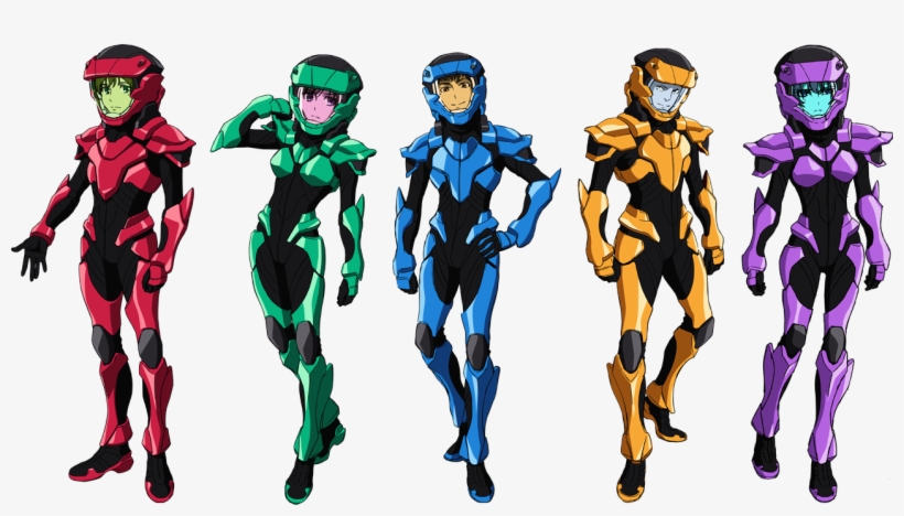 Valvrave Pilots With Their Suits - Valvrave The Liberator Valvrave, transparent png #5964381