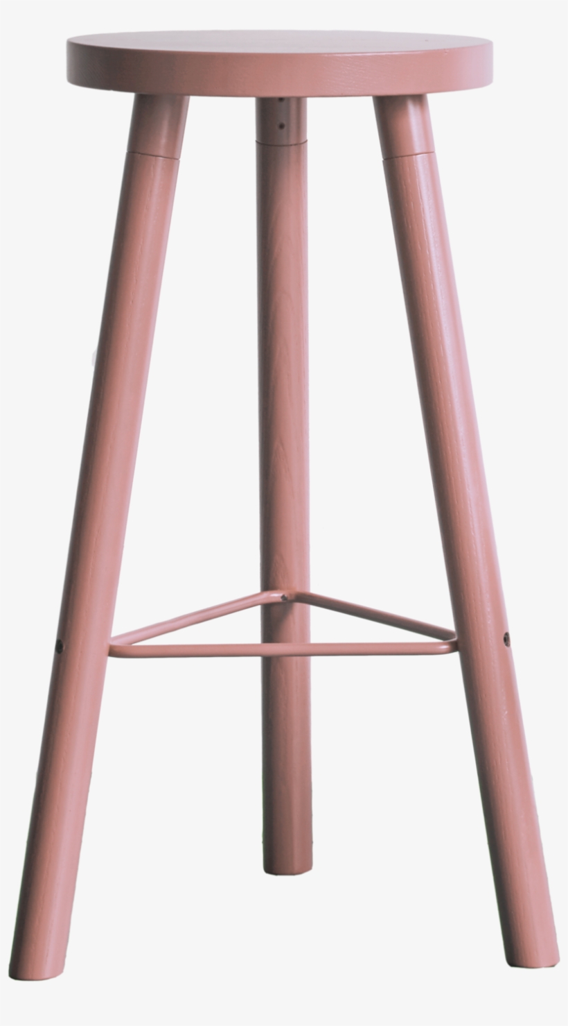 Dusty Pink Partridge Colour Block Bar Stool - Bar Stool, transparent png #5965403