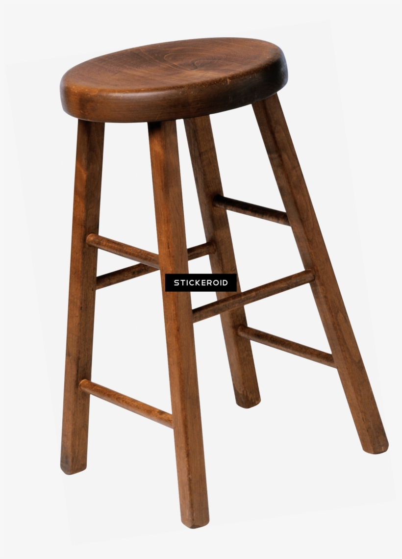 Wooden Stool Chair, transparent png #5965491