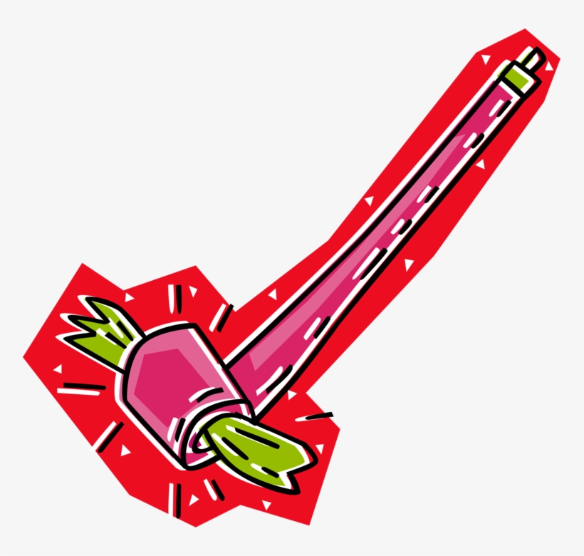 Vector Illustration Of Party Favor Noisemaker Helps, transparent png #5966408