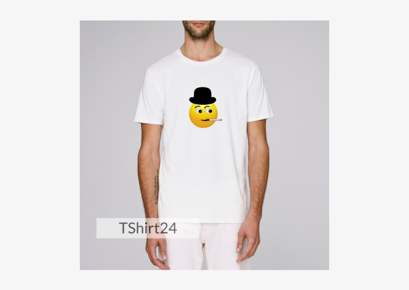 Muška Majica Emoji Cigarette, transparent png #5966689