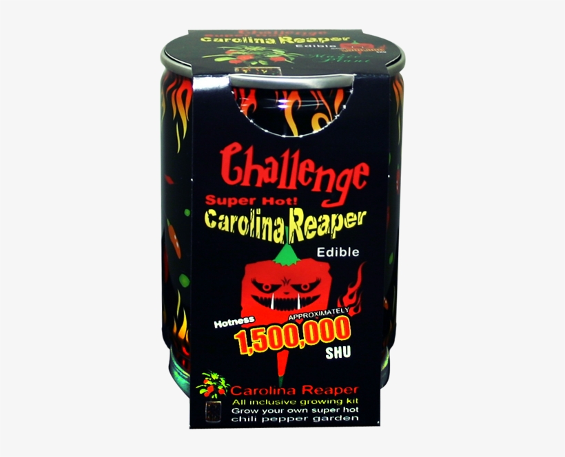 Carolina Reaper Chili Pepper Plant Can - Grow Scorpion Peppers, transparent png #5966690