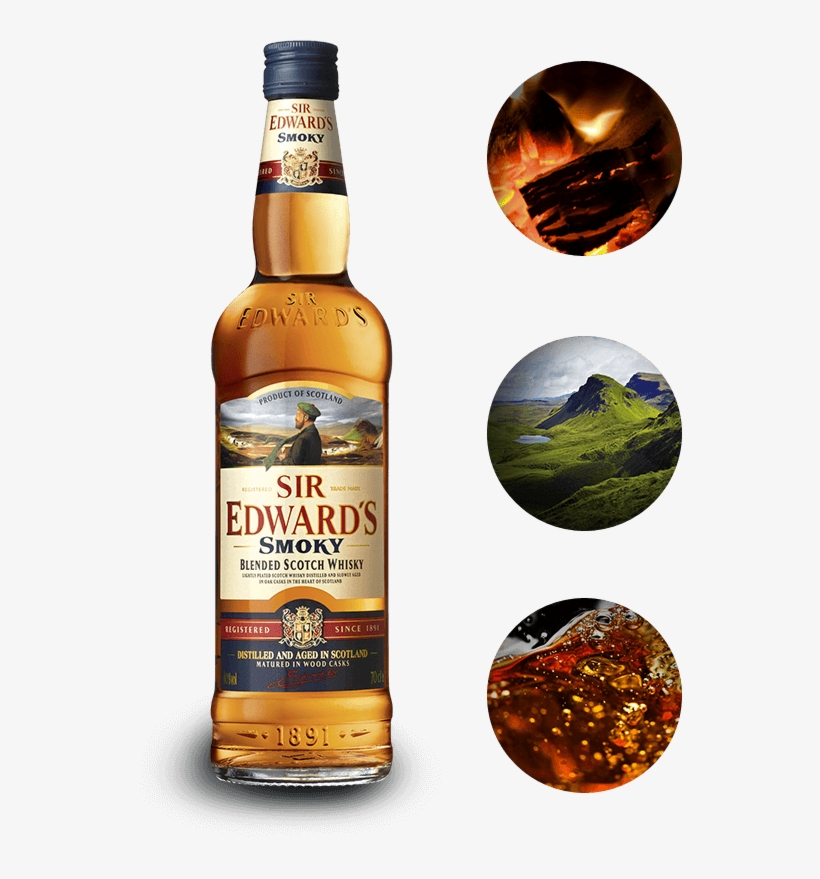 Smoky Whisky Sir Edwards Png Edwards Smoky - Sir Edward S Smoky, transparent png #5966804