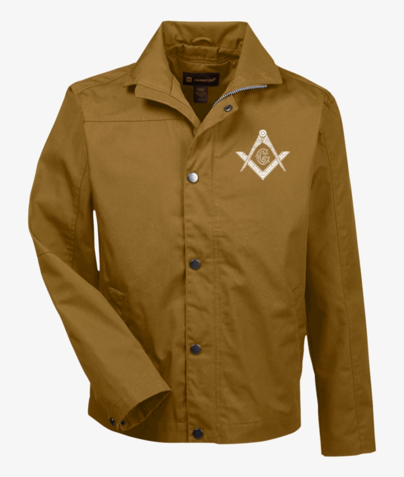 Square & Compass Jacket - Canvas Golf Jacket, transparent png #5967157