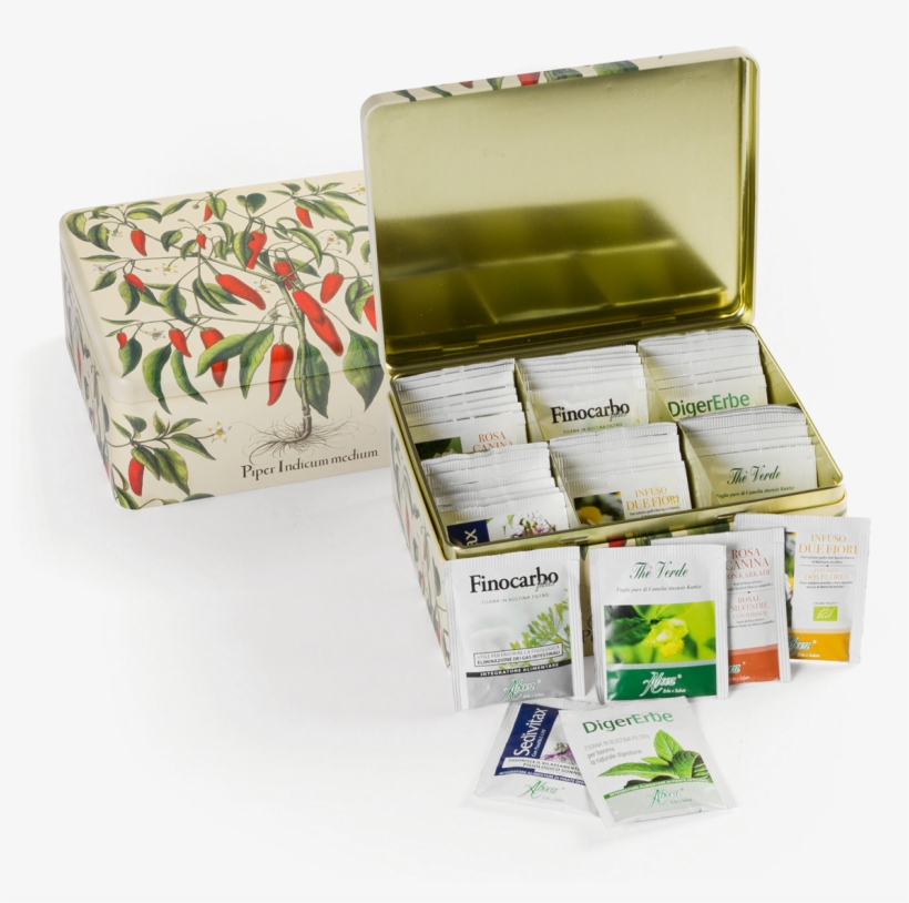 Chilli Pepper Chest 48 Herbal Teas Aboca - Tisane Confezione Regalo Herbal, transparent png #5967331