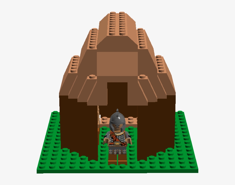 The Hawaiian Warrior Hut - Lego, transparent png #5967574