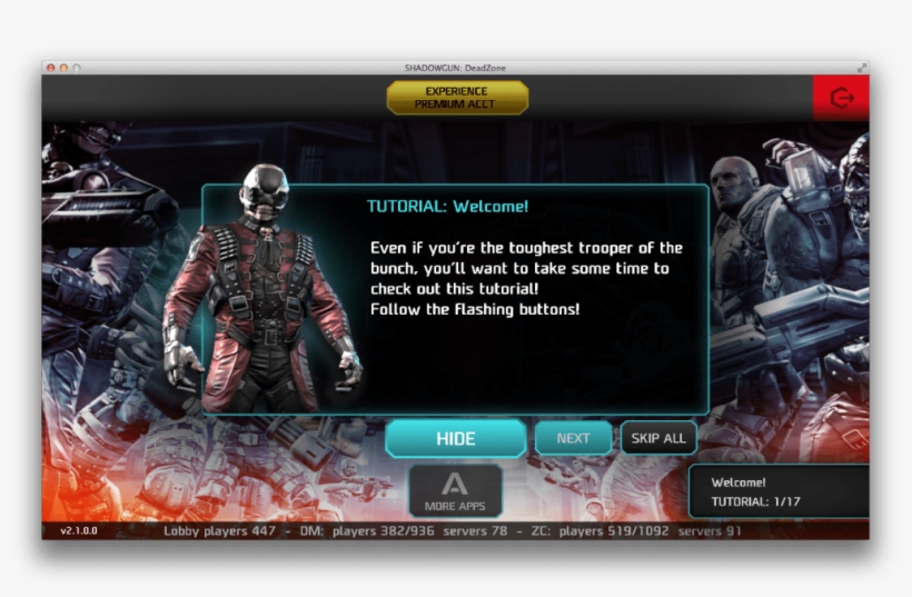 Above Average Free First Person Shooter - Shadowgun: Deadzone, transparent png #5967686