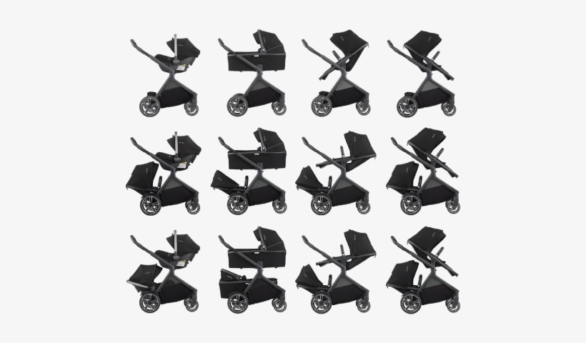 Demi Grow Sibling Seat - Nuna Demi Grow Stroller, transparent png #5967832