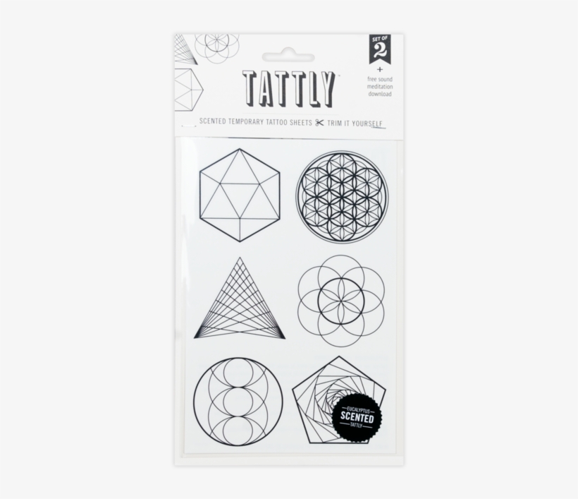 Sacred Geometry Sheet - North American Bear Company Cutie Tattootie Bunny Plush, transparent png #5967886