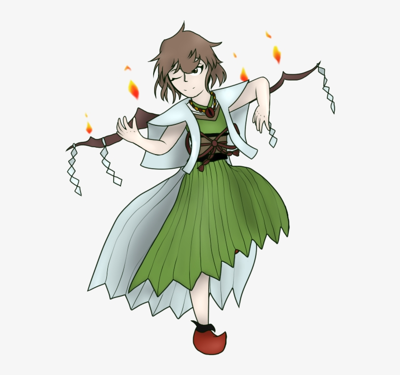 The Master Of The Two Youkai Garaiya By Jynx - Cartoon, transparent png #5967888