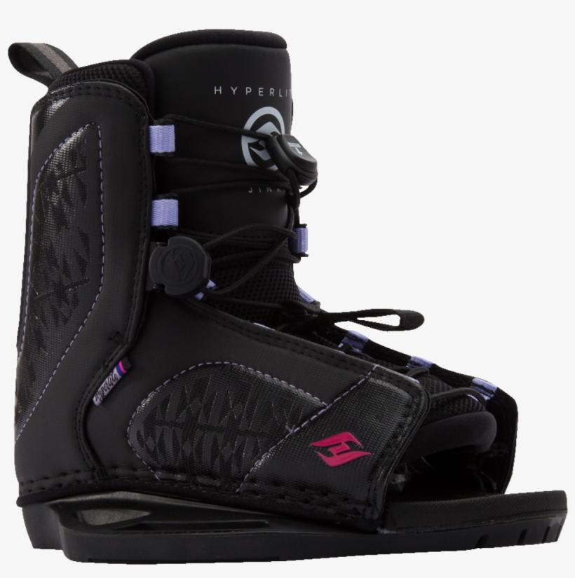 Hyperlite Jinx Kids Wakeboard Bindings - Hyperlite 2017 Jinx Girls K12-2 Kid's Wakeboard Bindings, transparent png #5968232