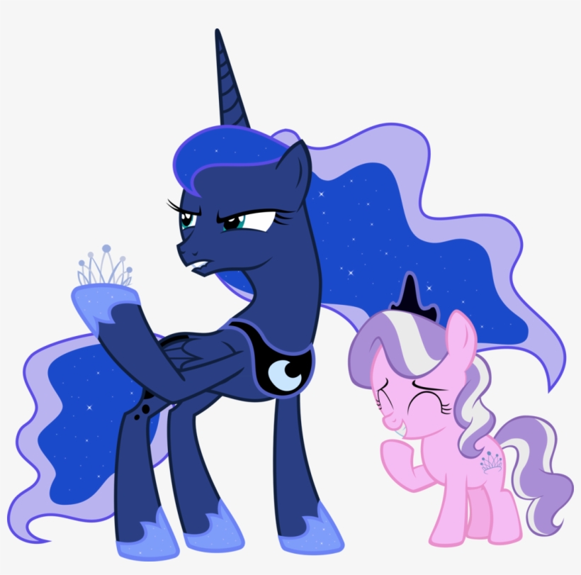 Absurd Res, Accessory Swap, Alicorn, Artist - Princess Luna Blue Diamond, transparent png #5969300