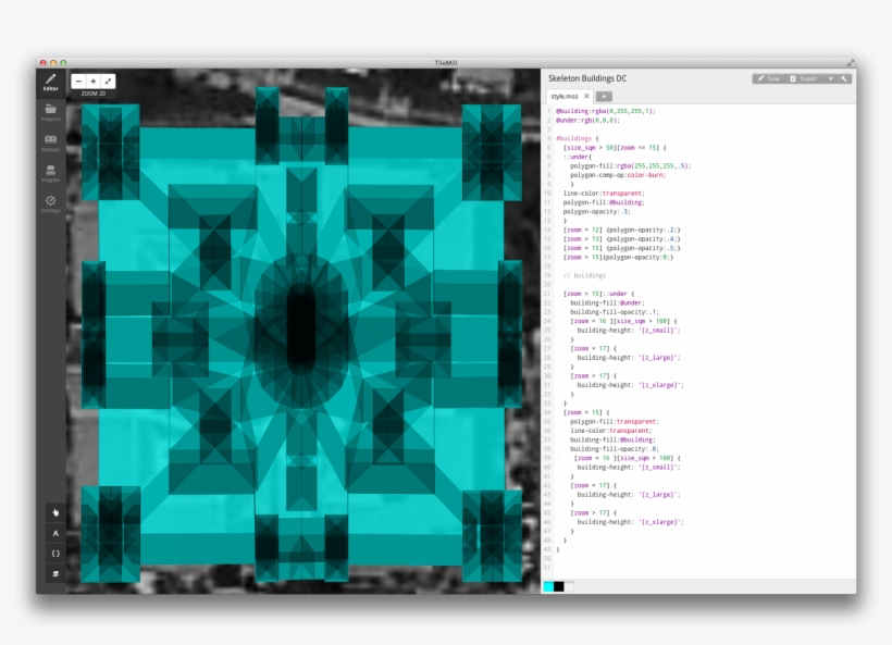 Building Skeletons In Tilemill - Building Skeletons, transparent png #5969420