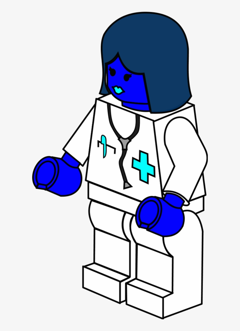 Doctor Female Lego - Lego Vector, transparent png #5969612