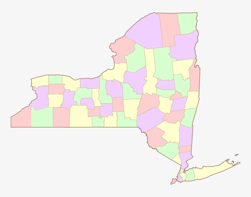 Map Of New New Yorkismthe Best Place Everyone Will - Division Politica De New York, transparent png #5969799
