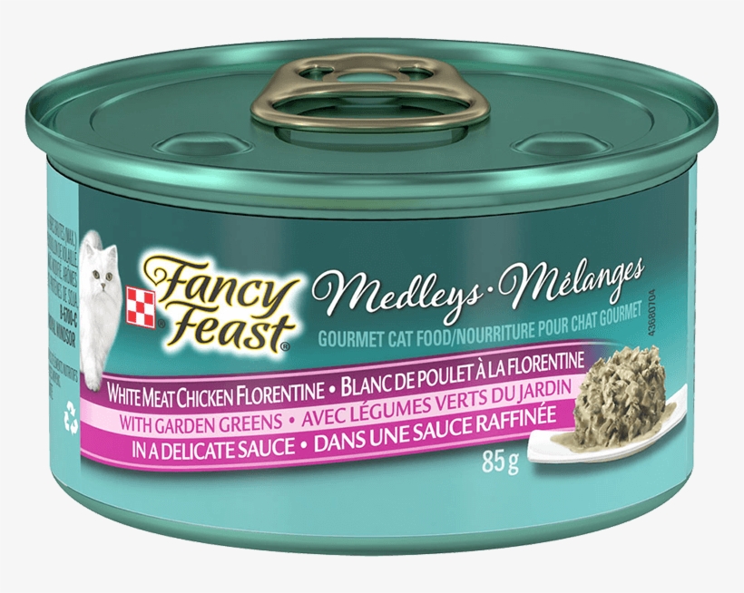 Fancy Feast® Medleys® White Meat Chicken Florentine - Purina Fancy Feast Medleys White Meat Chicken Florentine, transparent png #5971108