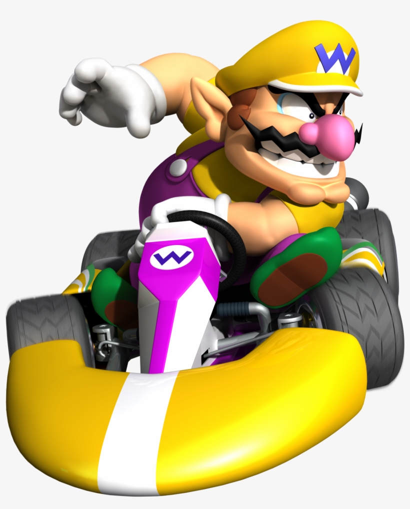 Wario Mario Kart 8 Characters Wario Free Transparent Png Download Pngkey