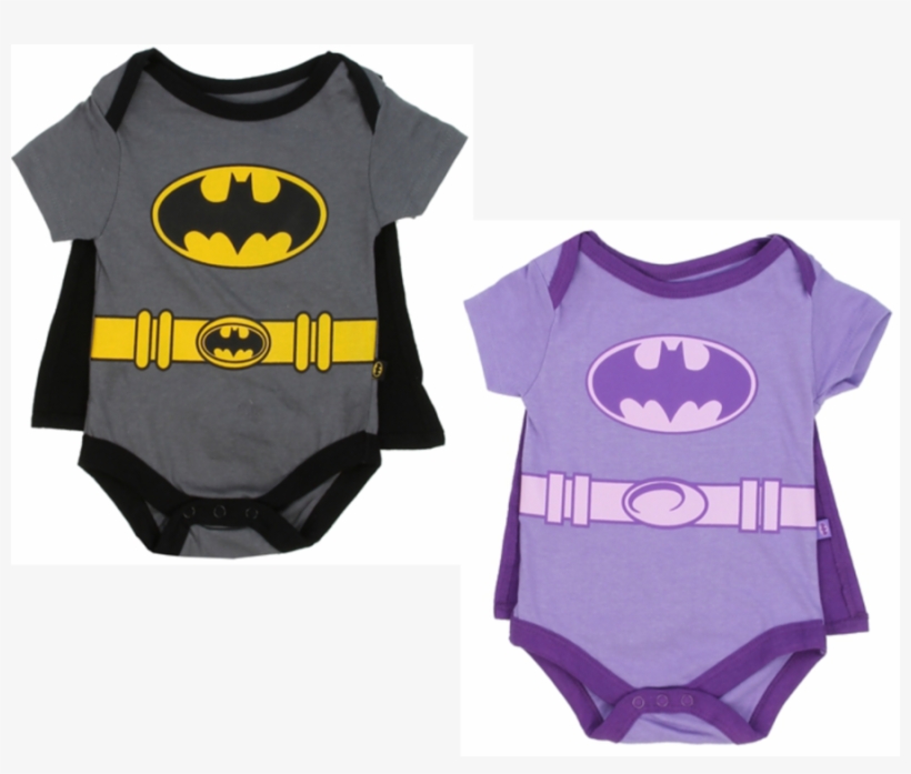 Purple Batgirl Baby Superhero One-piece Costume Creepers, transparent png #5972471