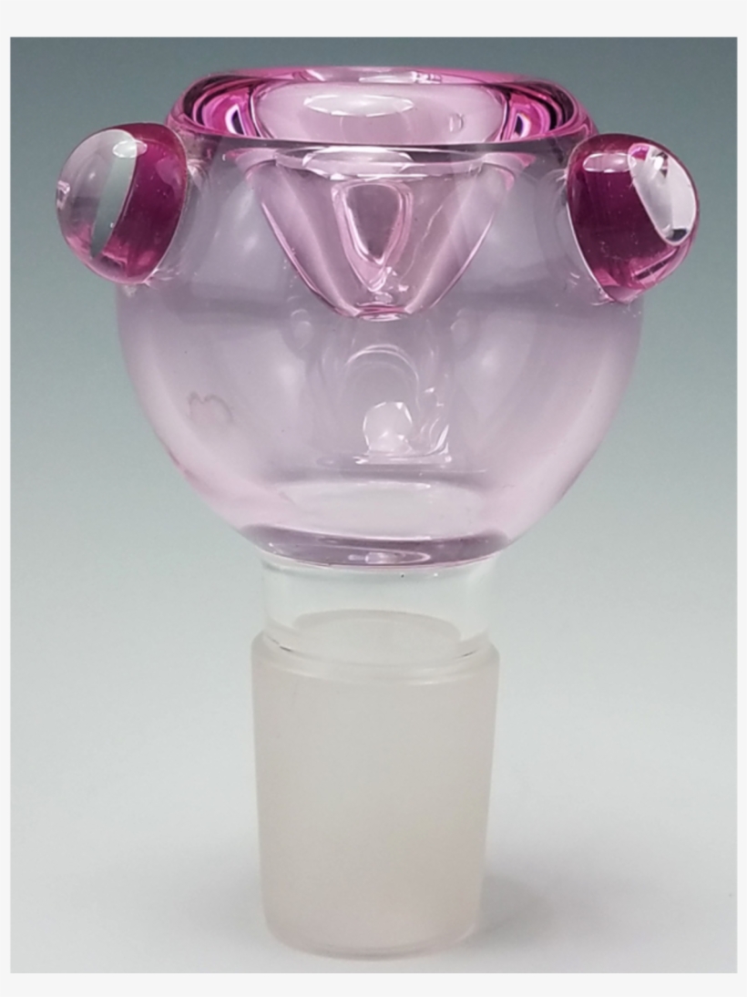 18mm Pink Glass On Glass Bowl Replacement For Bongs - Bong, transparent png #5972666