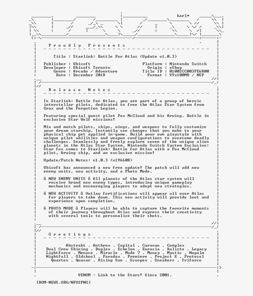 Starlink Battle For Atlas Update V1 - Police Report In Original, transparent png #5972668