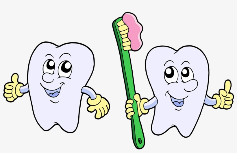 Brushing Royalty Free Illustration - Cartoon Teeth Smile, transparent png #5973533