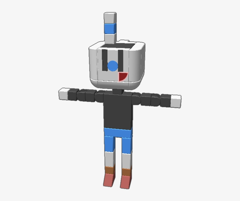 From Cuphead "don't Deal With The Devil" - Robot, transparent png #5973636